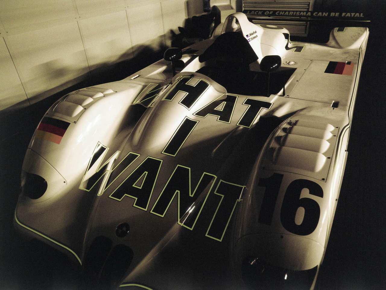 BMW ArtCars 1999 V12LMR Jenny Holzer 02.jpg